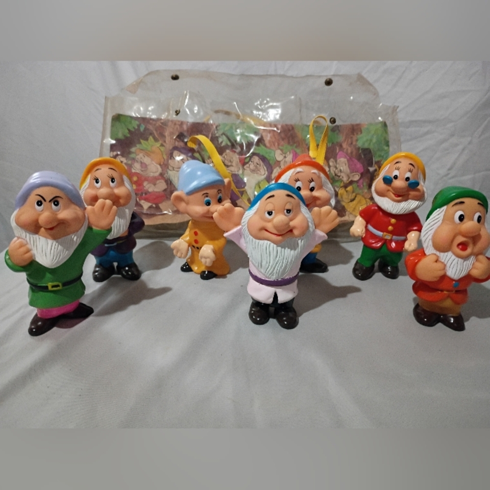 Vintage Disney Seven Dwarf Set
